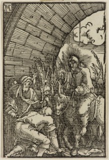 Albrecht Altdorfer, German, 1480-1538, Christ's Entry into Jerusalem, ca. 1513, woodcut printed in