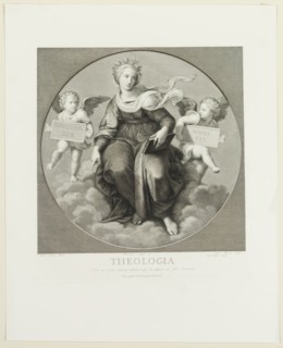 Raphael Morghen, Italian, 1758-1833, after Raphael, Italian, 1483-1520, Theology, between 1758 and