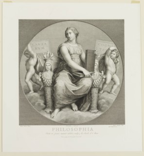 Raphael Morghen, Italian, 1758-1833, after Raphael, Italian, 1483-1520, Philosophy, between 1758