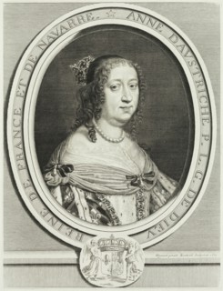 Robert Nanteuil, French, 1623-1678, after Pierre Mignard, French, 1612-1695, Anne d'Austriche,