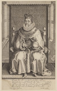 Simon van de Passe, Dutch, 1595-1647, James I, King of England, ca. 1619, engraving printed in
