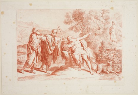 Francesco Bartolozzi, Italian, 1727-1815, after Domenichino, Italian, 1581-1641, John the Baptist