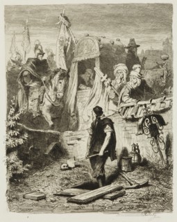 Carl Theodor Piloty, German, 1826-1886, Wallenstein's March to Eger, between mid-19th and late 19th