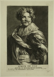 Paul Pontius, Flemish, 1603-1658, after Anton van Dyck, Flemish, 1599-1641, Simon de Vos, mid-17th