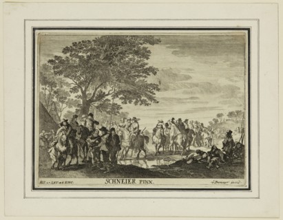 Anton Joseph von Prenner, German, 1683-1761, Halt of Cavalry, between early 18th and mid-18th