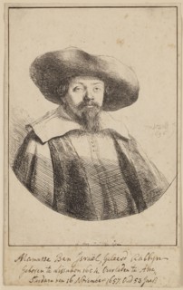 Rembrandt Harmensz van Rijn, Dutch, 1606-1669, Samuel Manesseh Ben Israel, 1636, etching printed in