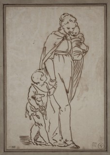 Unknown (Italian), after Luca Cambiaso, Italian, 1527-1585, Virgin, Infant Jesus and St. John, ca.