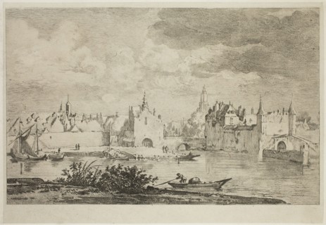 Maxime François Antoine Lalanne, French, 1827-1886, River Scene, between 1827 and 1886, etching and