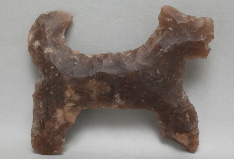 Maya, Precolumbian, Eccentric Flint, between 7th and 10th century, colored flint, Overall: 2 3/4 ×