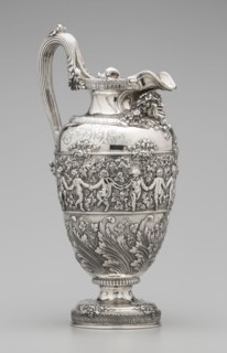 Tiffany and Company, American, established 1837, Pitcher, ca. 1893, sterling silver, spun and cast;