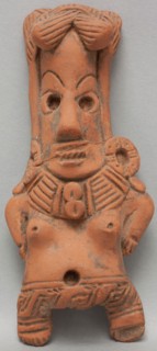 Preclassic Village, Precolumbian, Human Figurine, between 500 and 200 BCE, earthenware, Overall: 4