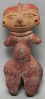 Tlatilco, Precolumbian, Figure, between 1500 and 900 BCE, earthenware, Overall: 2 3/4 × 1 3/4