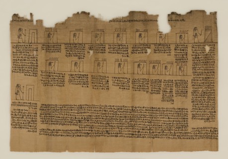 Egyptian, The Book of the Dead of Nes-Min, Section 17, between 4th and 3rd century BCE, Ink on