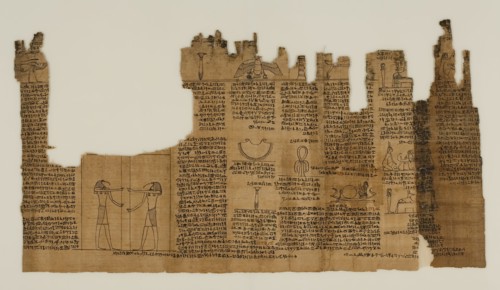 Egyptian, The Book of the Dead of Nes-Min, Section 21, between 4th and 3rd century BCE, Ink on