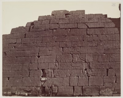 Henri Béchard, French, 1869-1889, Back of the First Pylon of the Ramesseum. Luxor, West Bank, late