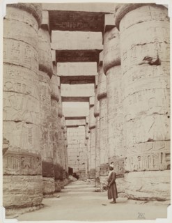 Zangaki, Greek, active 1860-1889, Hypostyle Hall, Temple of Karnak. Luxor, East Bank, 19th century,