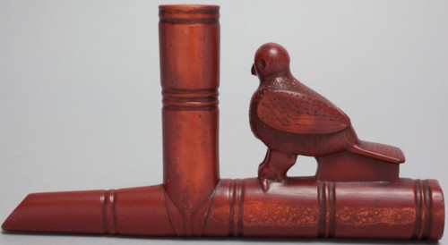 Dakota Sioux, Native American, Smoking Pipe Bowl, between 1850 and 1870, catlinite, Overall: 4 × 8