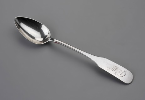 Pierre-Jean Desnoyers, American, 1772-1846, Tablespoon, between 1810 and 1820, silver, Overall: 9 ×