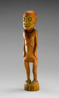 Yankton Sioux, Native American, Tree Dweller Effigy, ca. 1850, wood (possibly maple) stained with