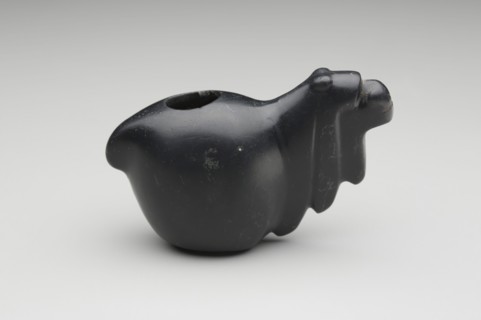 Inca, Precolumbian, Conopa, between 15th and 16th century, carved black stone, Overall: 2 3/8 × 4