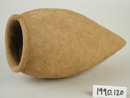 Egyptian, Red Ware Jar, between 3300 and 3100 BCE, Terracotta, Overall: 8 5/8 × 4 1/2 inches (21.9