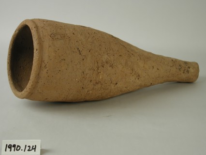 Egyptian, Clay Jar, between 3300 and 3100 BCE, Terracotta, Overall: 15 1/8 × 5 7/8 inches (38.4 ×