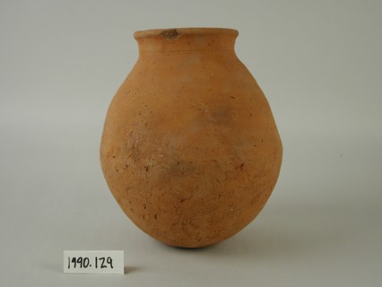 Egyptian, Ovoid Jar, between 2040 and 1640 BCE, Terracotta, Overall: 7 7/8 × 6 3/4 inches (20 × 17