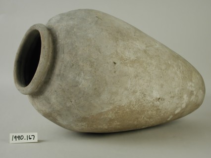 Egyptian, High-shouldered Jar, between 3300 and 3100 BCE, Terracotta, Overall: 16 5/8 × 9 1/4