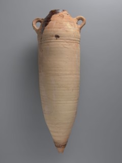 Amphora, unknown Gazan workshop Gaza Strip place of manufacture; Large LRA 4 amphora of a