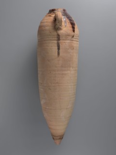 Amphora, unknown Gazan workshop Gaza Strip — Large LRA 4 amphora of a spindle-shaped form, almost