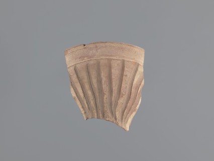 Fragment of a conical bowl or possibly a large funnel, tabletop or kitchen vessel. Egyptian