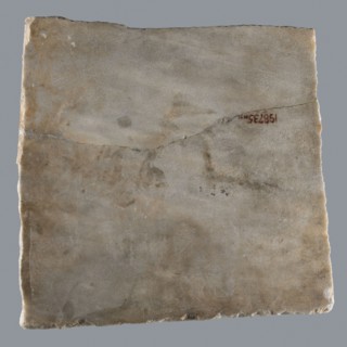 Epitaph of Gennadii; inscriptions; Greek inscriptions; tombstone; fine-crystalline blue-gray marble