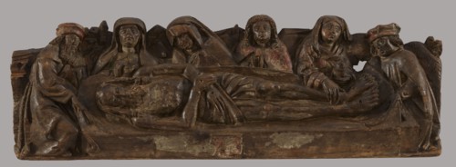 The Entombment - bas-relief probably fragment of a predella, unknown artist Mazovia, The Entombment