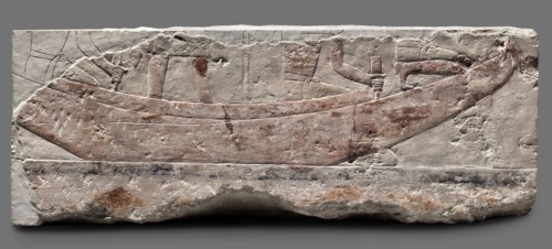 Fragments of wall decoration from the mastaba of the dignitary Tepemankh; Niuserre ruler of Egypt;