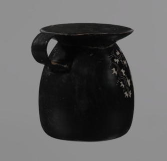 Gnathia-style mug, antique vessel, mug; Gnathia style Southern Italy, Apulia; 4th–3rd century BC.
