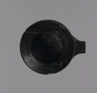 Gnathia-style mug, Antique vessel mug from Apulia, Southern Italy; 4th–3rd century BC. Red clay
