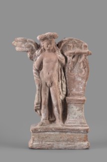 Figurine of Eros with a lyre, Eros myth., Greek deities, lyres musical instruments. Figurine of