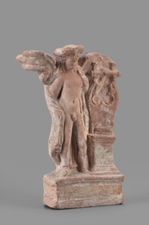 Figurine of Eros with a lyre, Eros myth., Greek deities, lyres musical instruments; Figurine of