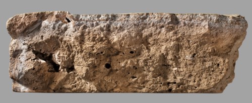 Fragment of a brick with a cuneiform inscription, creator unknown, architectural element in