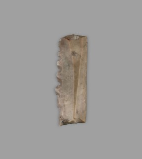 Blade - sickle insert, flint tool used as a sickle insert; Sumer; Uruk culture, ca. 4th–3rd