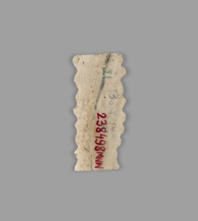 Blade — insert for a sickle;, Flint tool used as a sickle insert. Sumer, Southern Mesopotamia; Uruk
