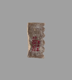 Blade — insert for a sickle;, Flint tool used as a sickle insert. Uruk culture, Southern