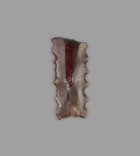 Blade - insert for a sickle, 4th–3rd millennium BC, Nippur, tool, A roughly rectangular,