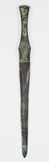 Short sword, unknown Luristan workshop. A short sword with a cast blade and a mushroom-shaped hilt