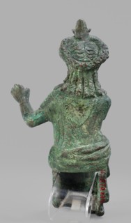 Figurine of the goddess Aphrodite-Isis, Egyptian deities, wigs, crowns, female figurines, Aphrodite