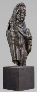 Figurine of Sylvanus in goat skin, with a pine wreath and a pine branch in his hand, figurines from