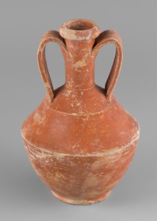 Amphora, unknown Roman workshop, Roman pottery, 1st–2nd century, Rome, Gaul France; vessel amphora;