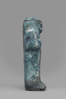 Ushabti Amenmose, Warmian-Masurian Voivodeship. Hieroglyphs; funerary figurine; wig; grave goods;