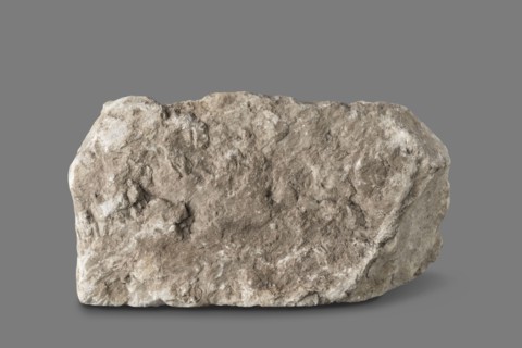 Fragment of architectural decoration. Corner section of a fragment of architectural decoration made