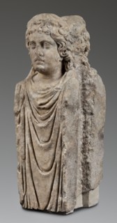 Double herm with heads of Apollo, unknown Roman workshop; herms; Apollo myth.; Roman sculpture,